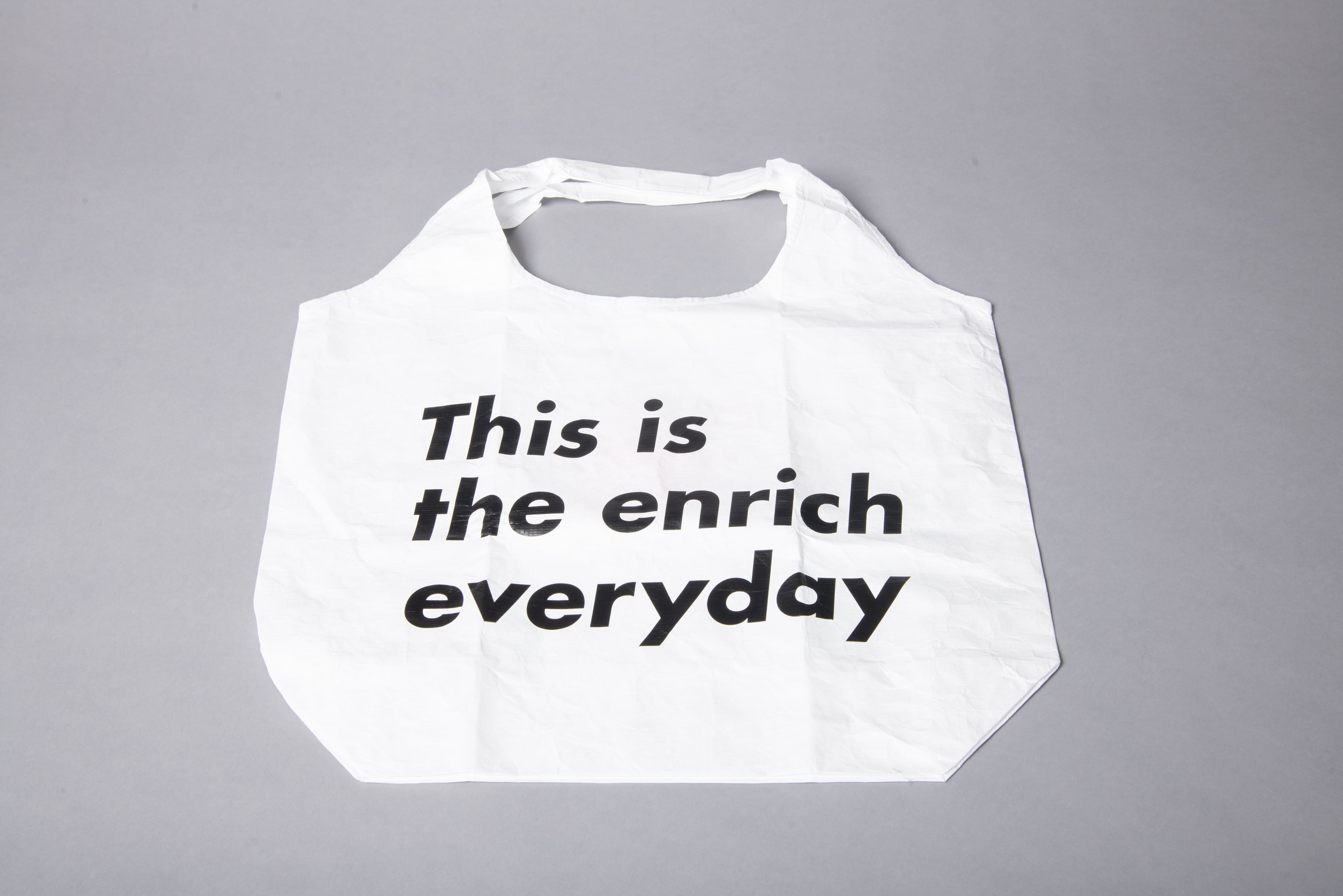 This is the Bag × enricheveryday Tyvek eco Bag／タイベック エコバック