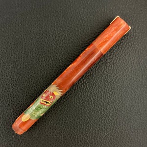 【彩・漆画「舞獅頭（ぶしがしら）」レジンペン-807122625】