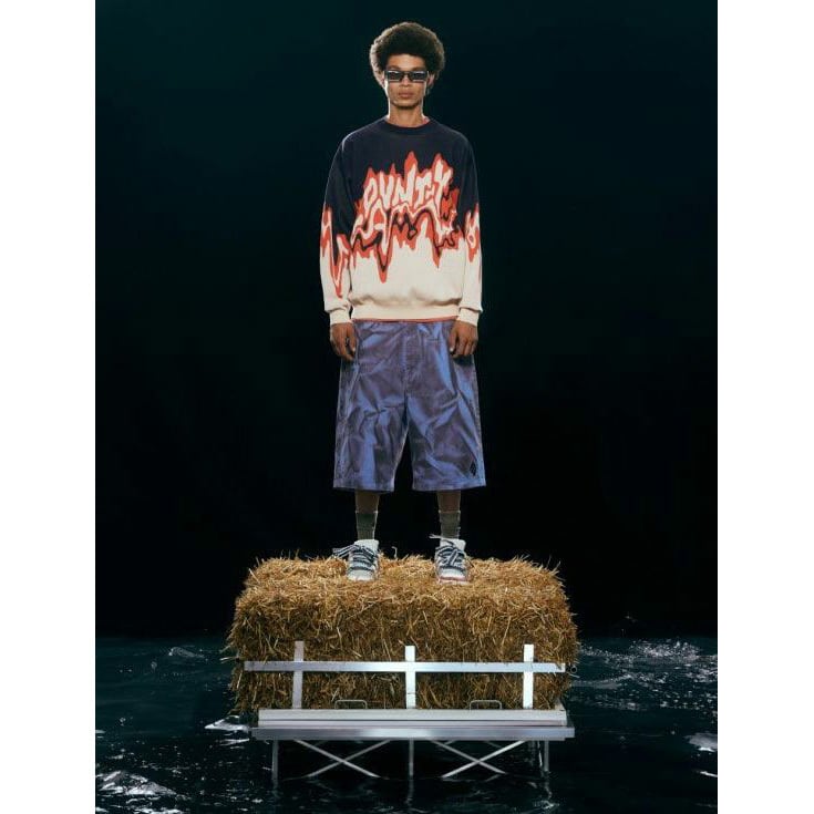 Lサイズ/MARCELO BURLON/マルセロブロン/ALLOVER FLOWERS PILE Lサイズ/MARCELO BURLON/マルセロブロン/ALLOVER FLOWERS PILE