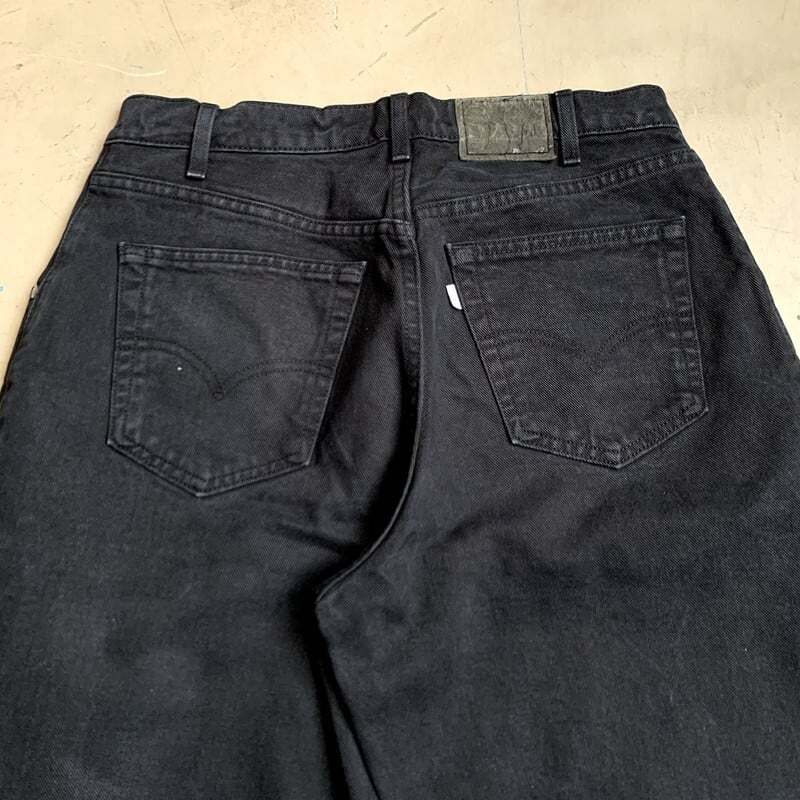 90's Levi's リーバイス Silver Tab シルバータブ BAGGY ブラックデニム 97年 USA製 オリジナル W34 希少  ヴィンテージ BA-1220 RM1589H | agito vintage powered by BASE
