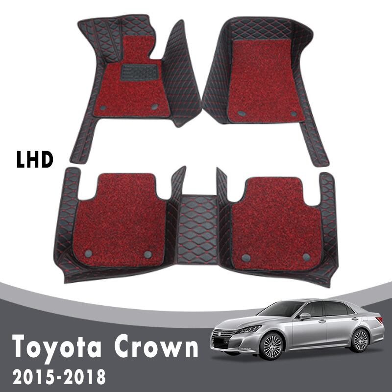 ネット　2,5ｍ×4ｍ 2枚 新作 高級ダブルレイヤーワイヤーループカーフロアマットトヨタ