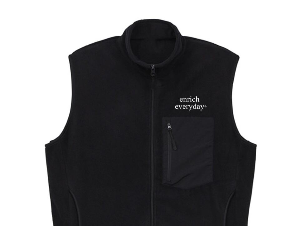 受注生産：11月中お届け予定） everyday Micro fleece vest／マイクロ フリース ベスト