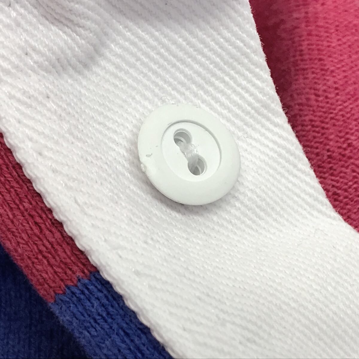 コロンビア ボーダー ボタン シャツ 半袖 ロゴ アウトドア ピンク USA