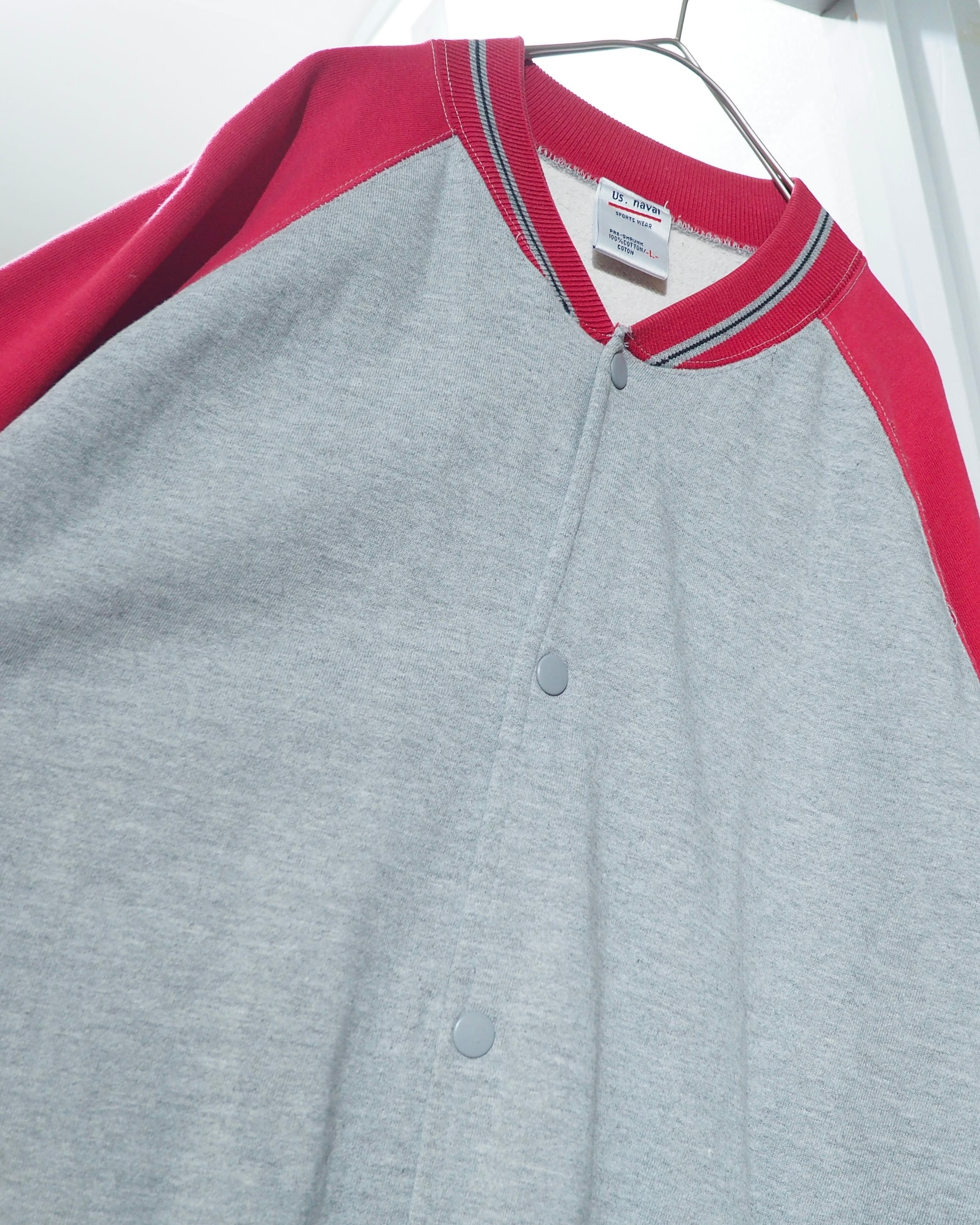 1990s Two-Tone Color switching vintage Raglan Sweat Jacket