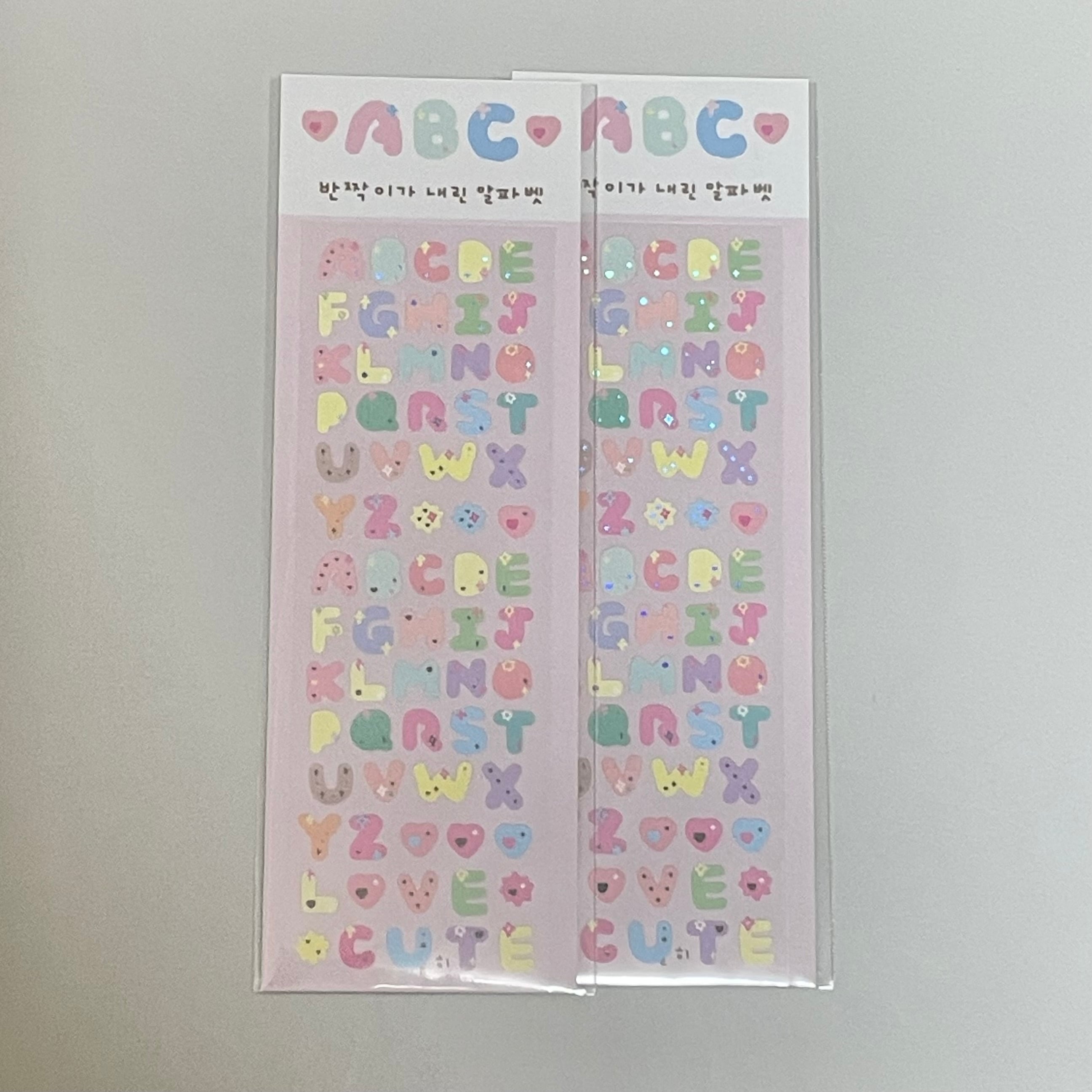 nuruhi 〔アルファベットステッカー〕