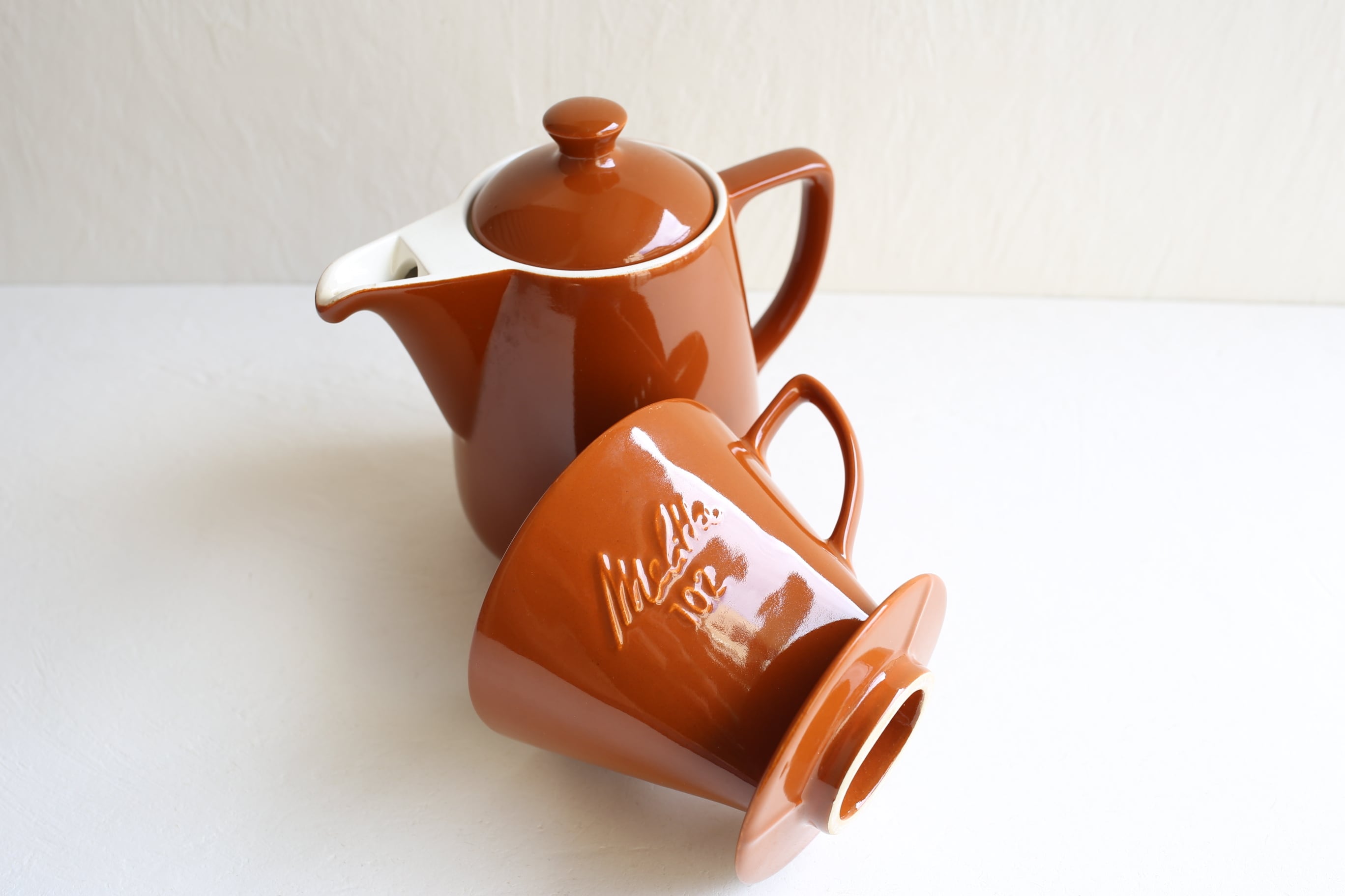 ドイツ ヴィンテージ Melitta メリタ 陶器 ポット ＋ ドリッパー『102