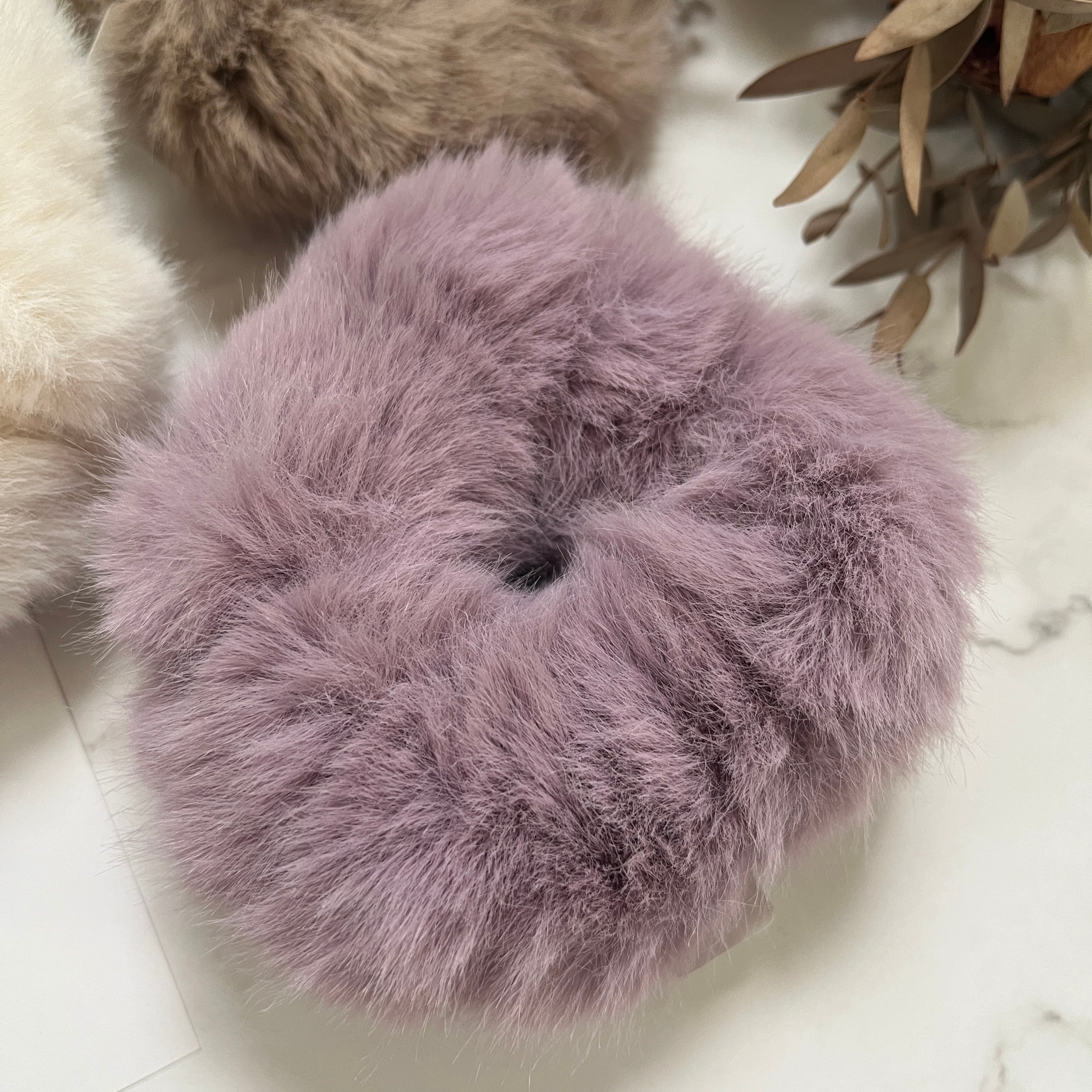 カラーファーシュシュ レディース ヘアアクセサリー シュシュ