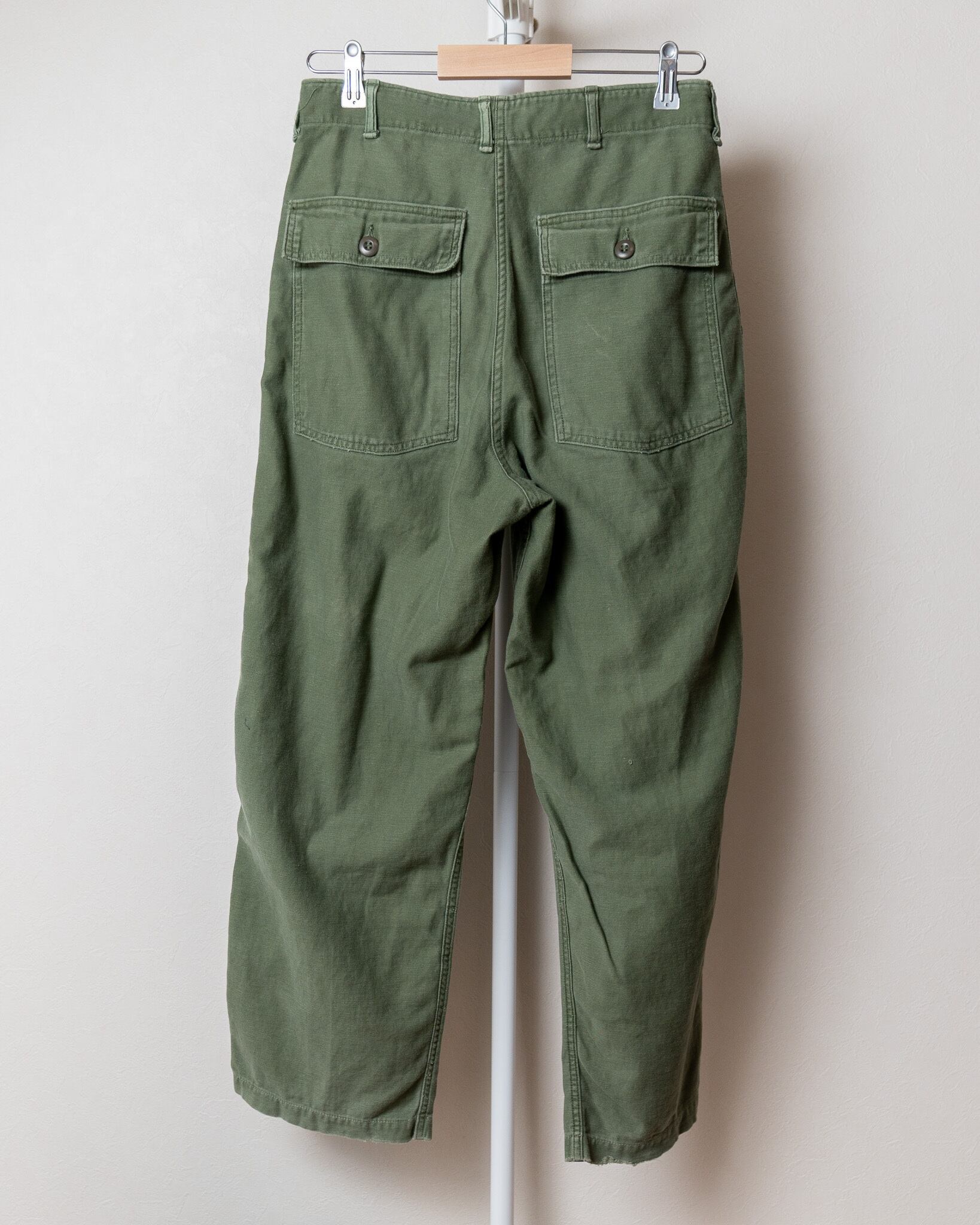 32×33】U.S.Army Utility Trousers OG-107 実物 米軍 ベイカーパンツ