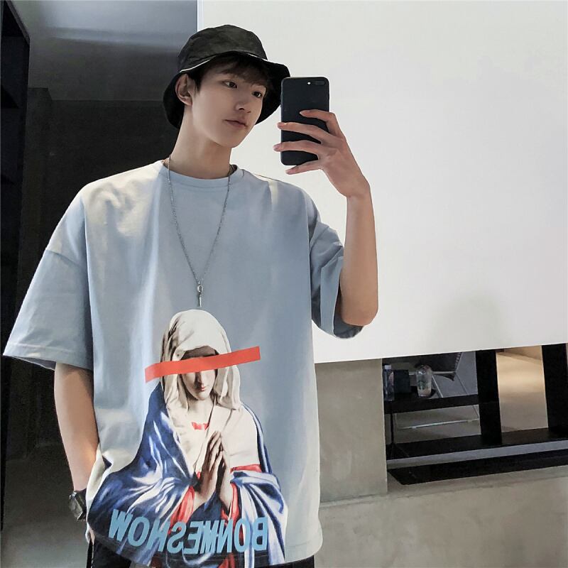 全3色 Tシャツ カットソー プリント カジュアル おしゃれ