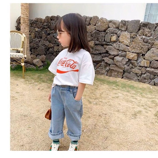 Kst1 Kids Baby 送料無料 3色 コカ コーラ T シャツ Coca Cola 子供服 韓国子供服 キッズ服 ベビー服 ツインコーデ リンクコーデ 親子コー デカップルコーデ 夏服 春服 フェスイベント 家族コーデ コカコーラ Yotsuha