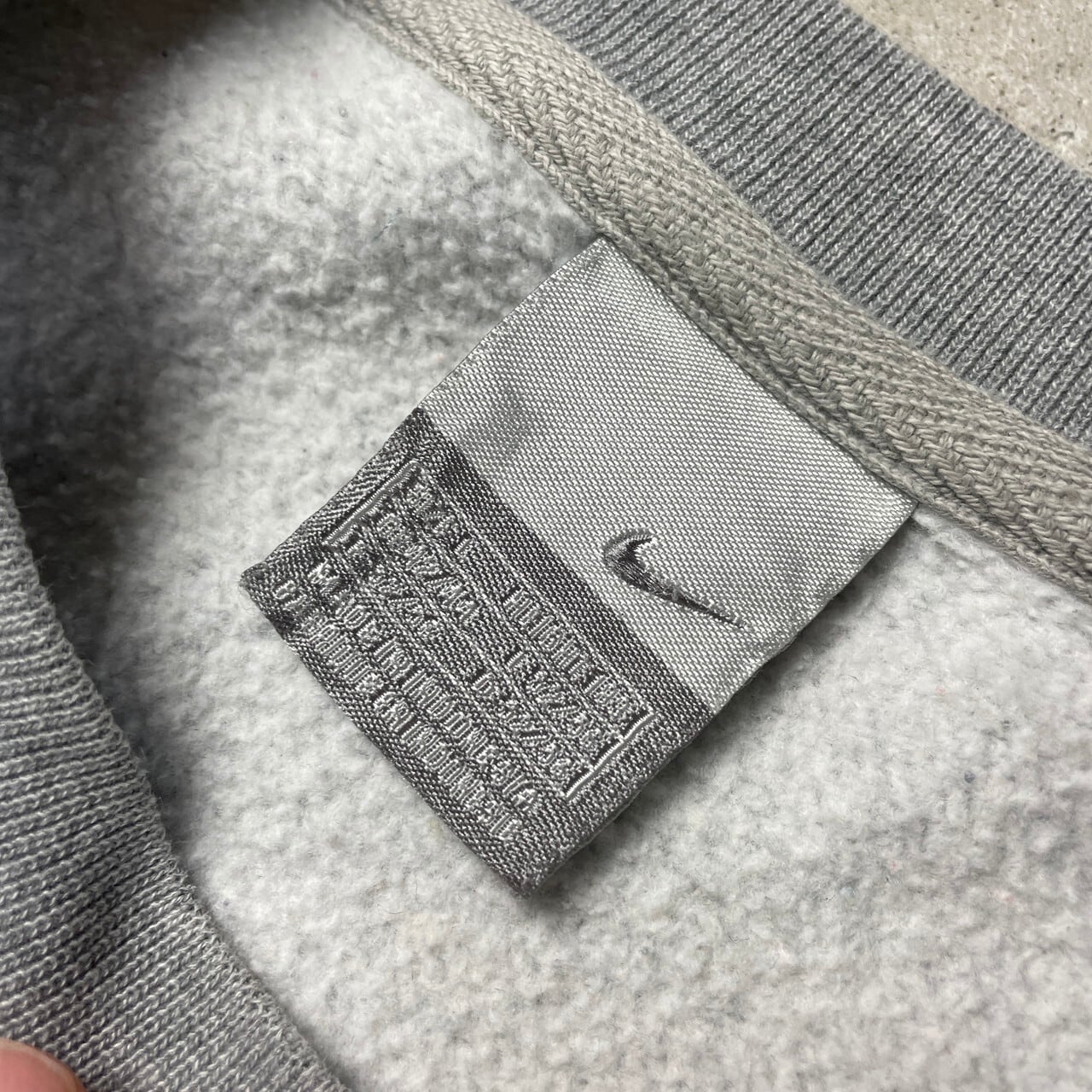 NIKE 00's サイドライン ワンポイント刺繍 ラグランスウェット