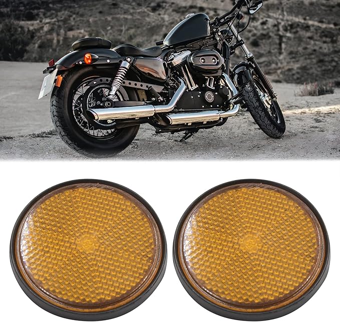 オートバイリフレクター 56mm 直径 オートバイ スクーター ATV