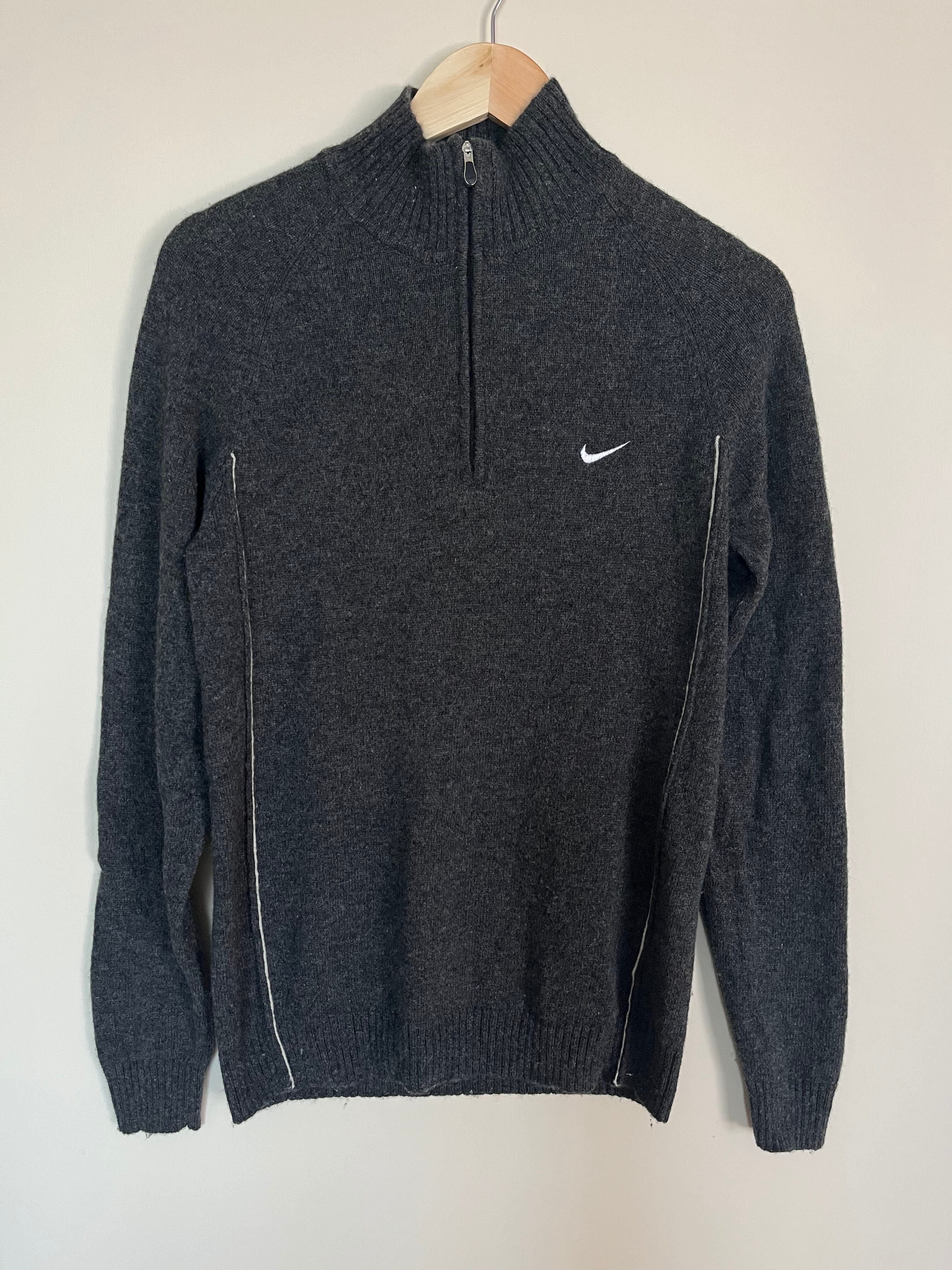 NIKE ナイキ ハーフジップ ニット グレー | aile_vintage NIKE ナイキ ハーフジップ ニット グレー | aile_vintage