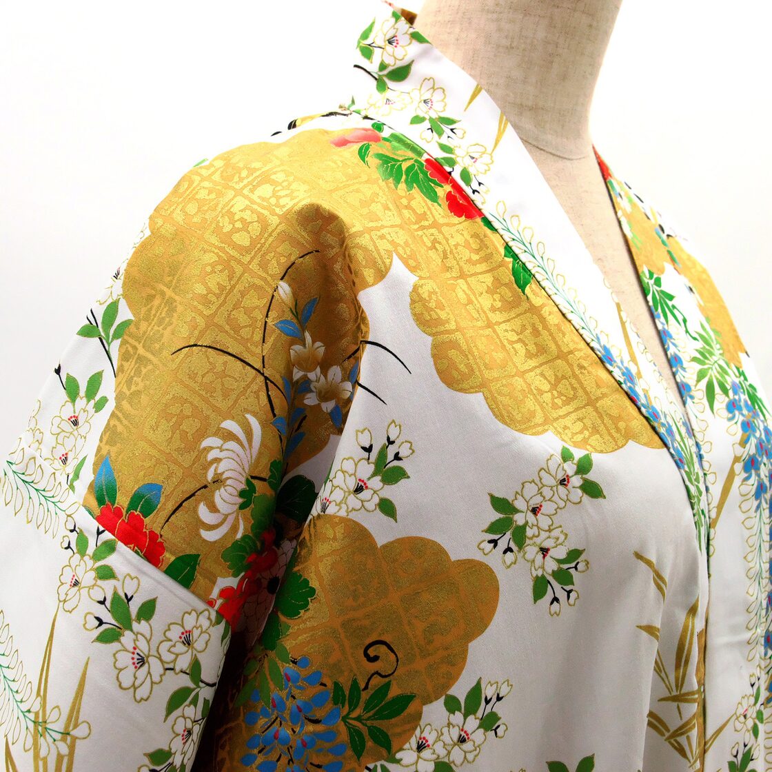 竹牡丹》 KIMONO ローブ【 