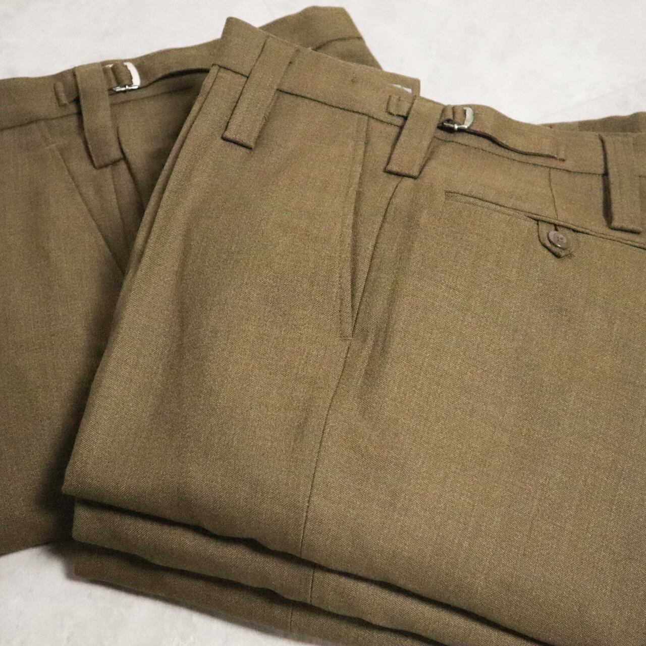 DEAD STOCK】BRITISH ARMY BARRACK DRESS TROUSERS イギリス軍