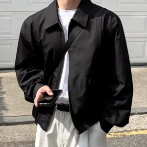 ハンサムショートラペルブルゾン　0852