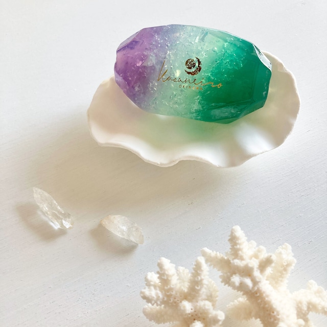 Gemstone soap