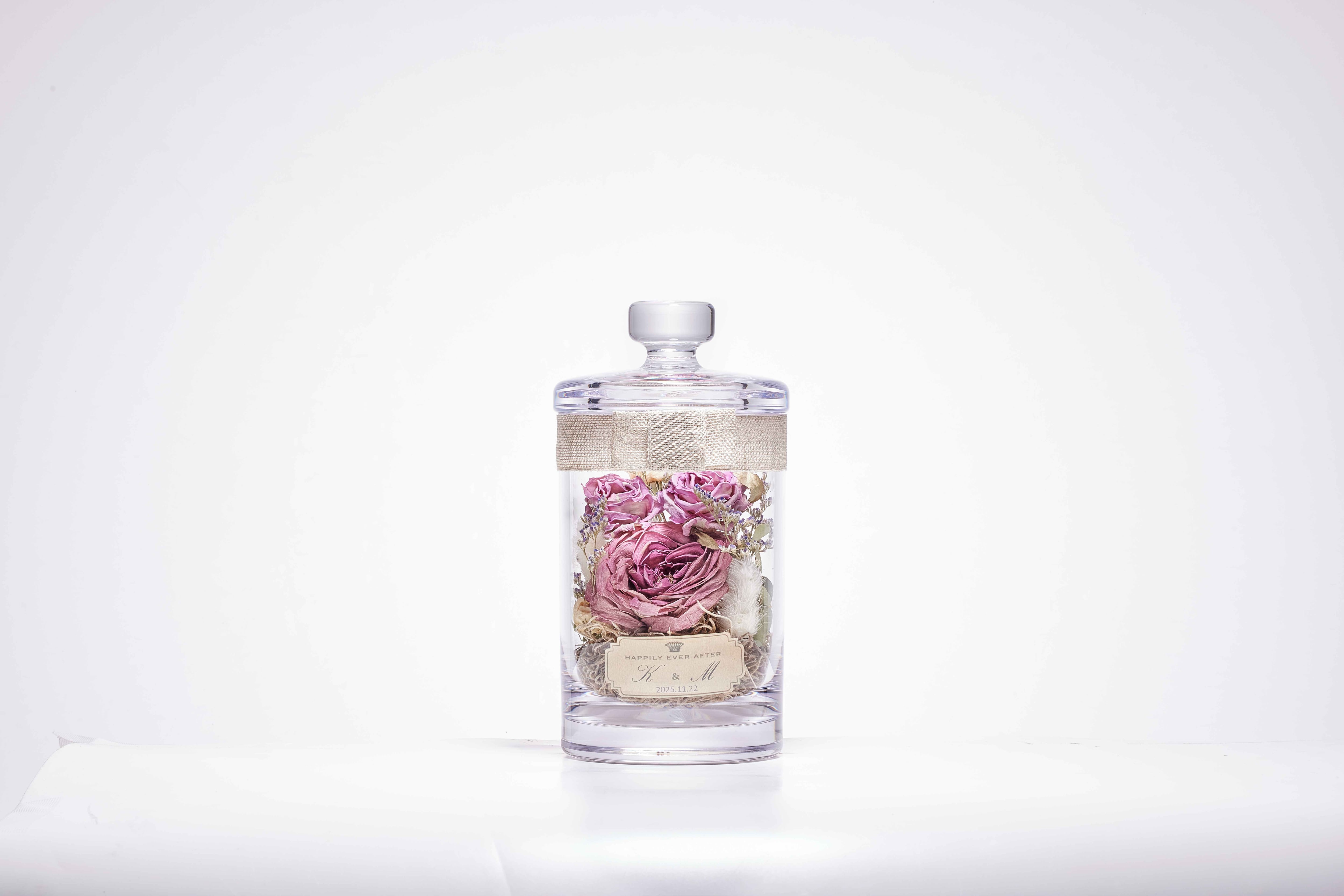 クリアボトルSサイズ『受注商品・ドライフラワー』 | molek