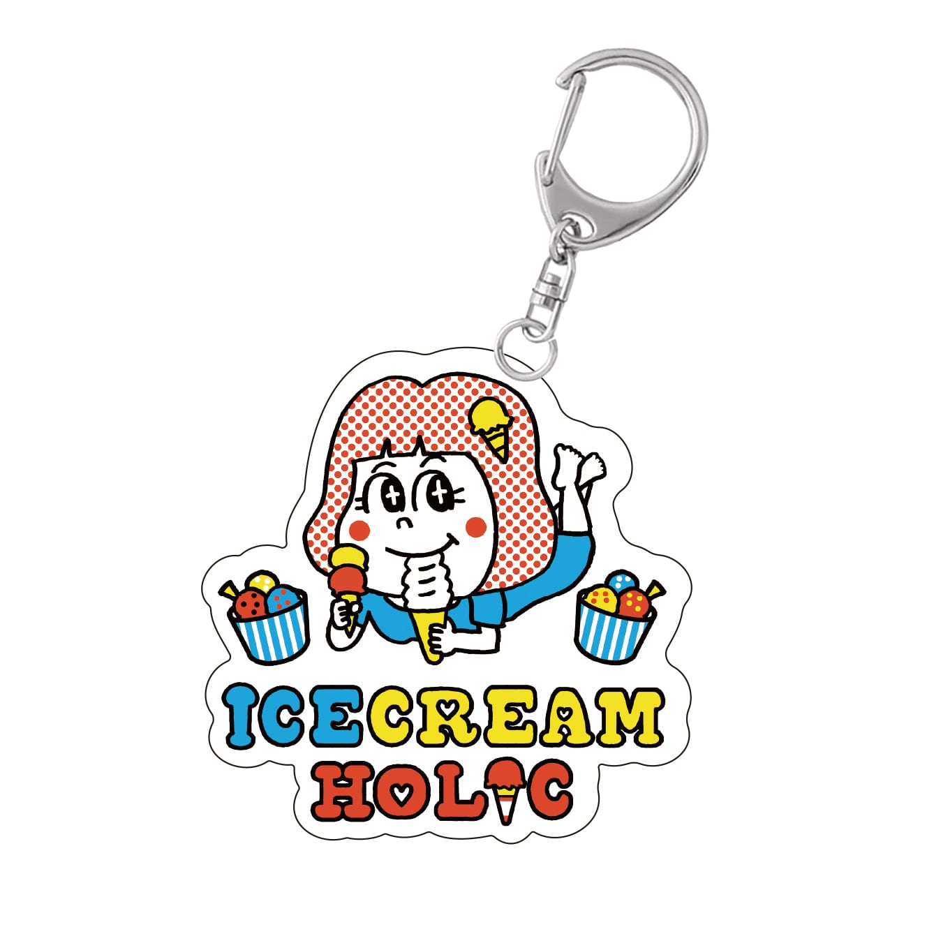 ICECREAM HOLIC アクリルキーホルダー | ICECREAM HOLIC