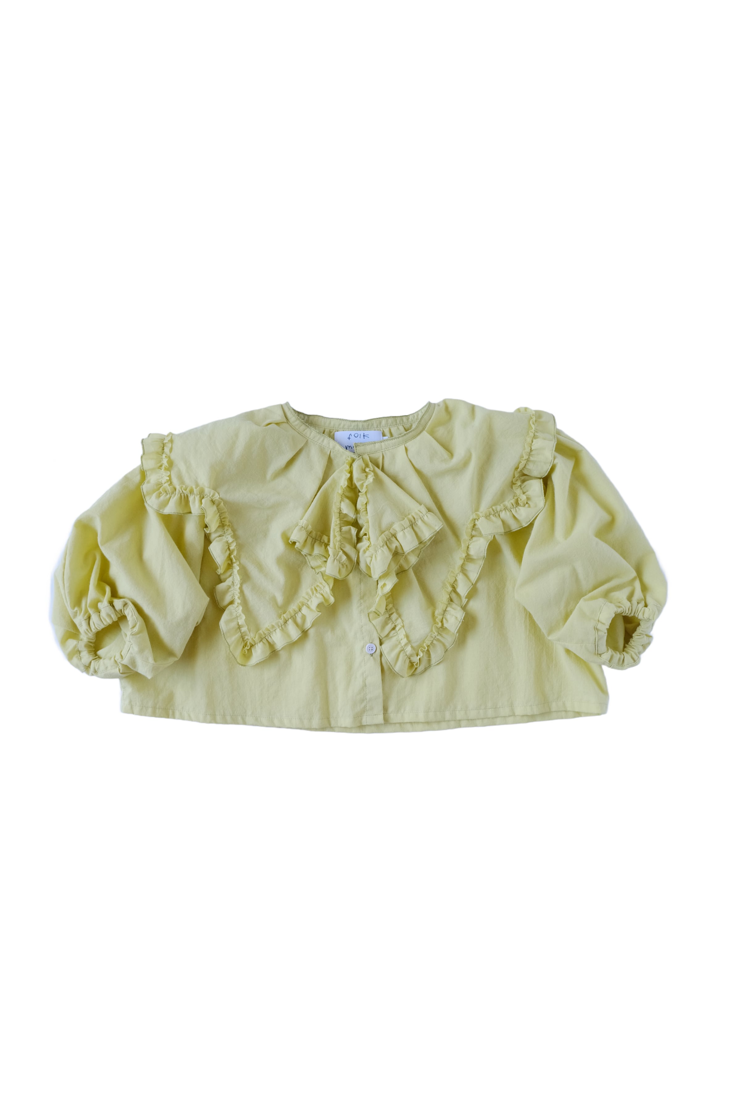 folkmade 26SS 〉 Symphony Frill Blouse / F26SS-008 / LL(140-155