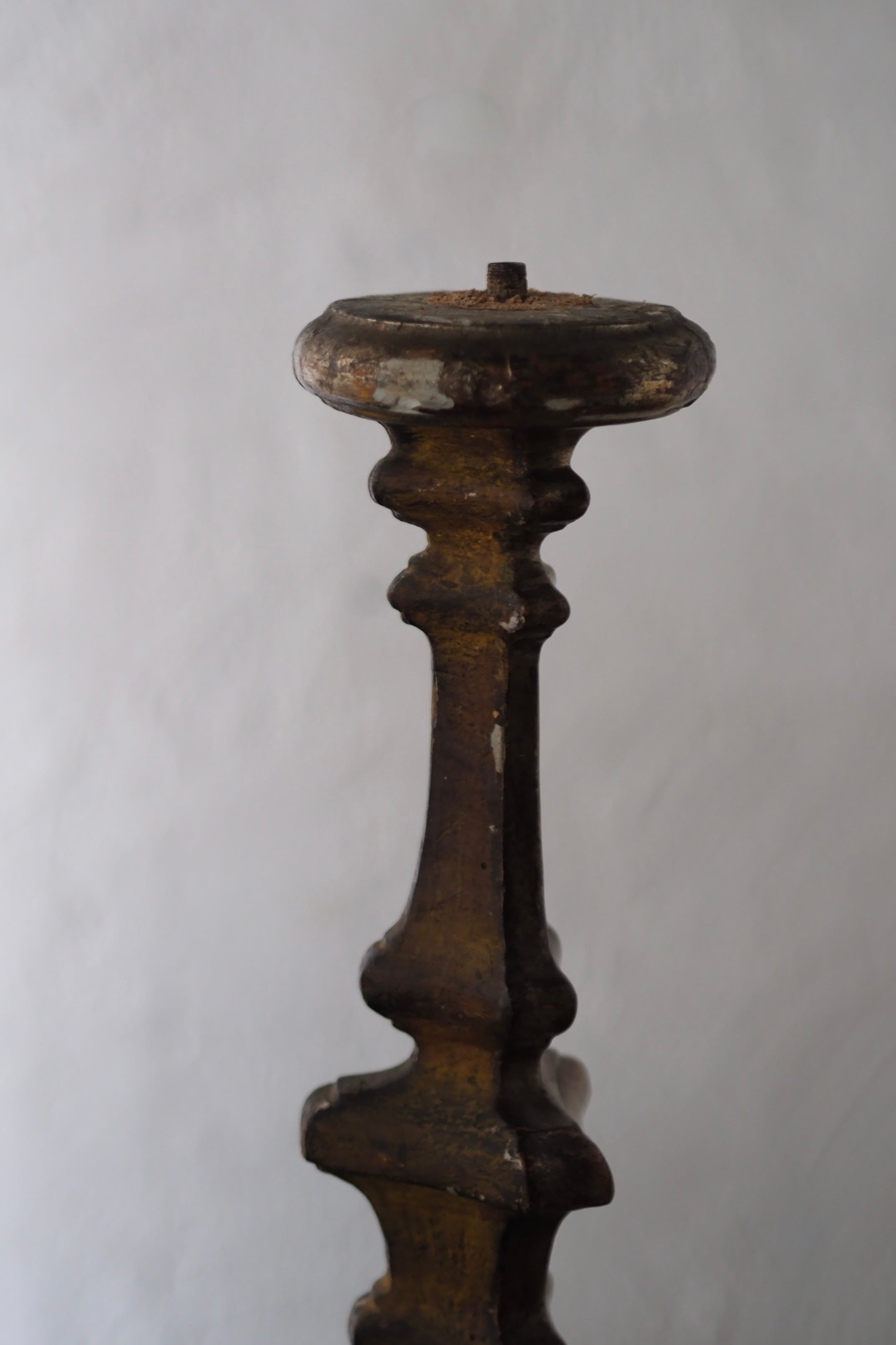 燭台　一対二本　アンティーク　骨董　天保　江戸時代 アンティーク 教会の燭台 No.2-antique candle stand