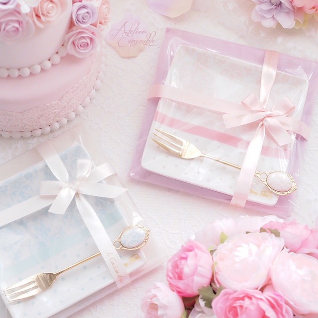 Cake plate set