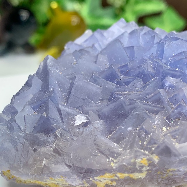 24.幻想的な色合い☆ヤオガンシャン産・ブルーフローライト原石