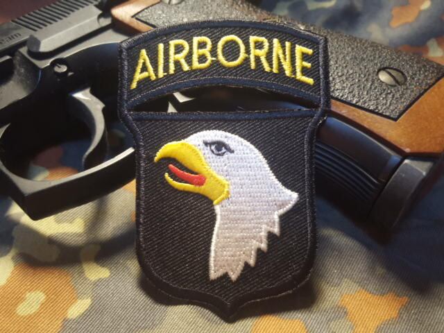 ミリタリー 合衆国陸軍 US ARMY 第101空挺師団 Air Borne アイロン