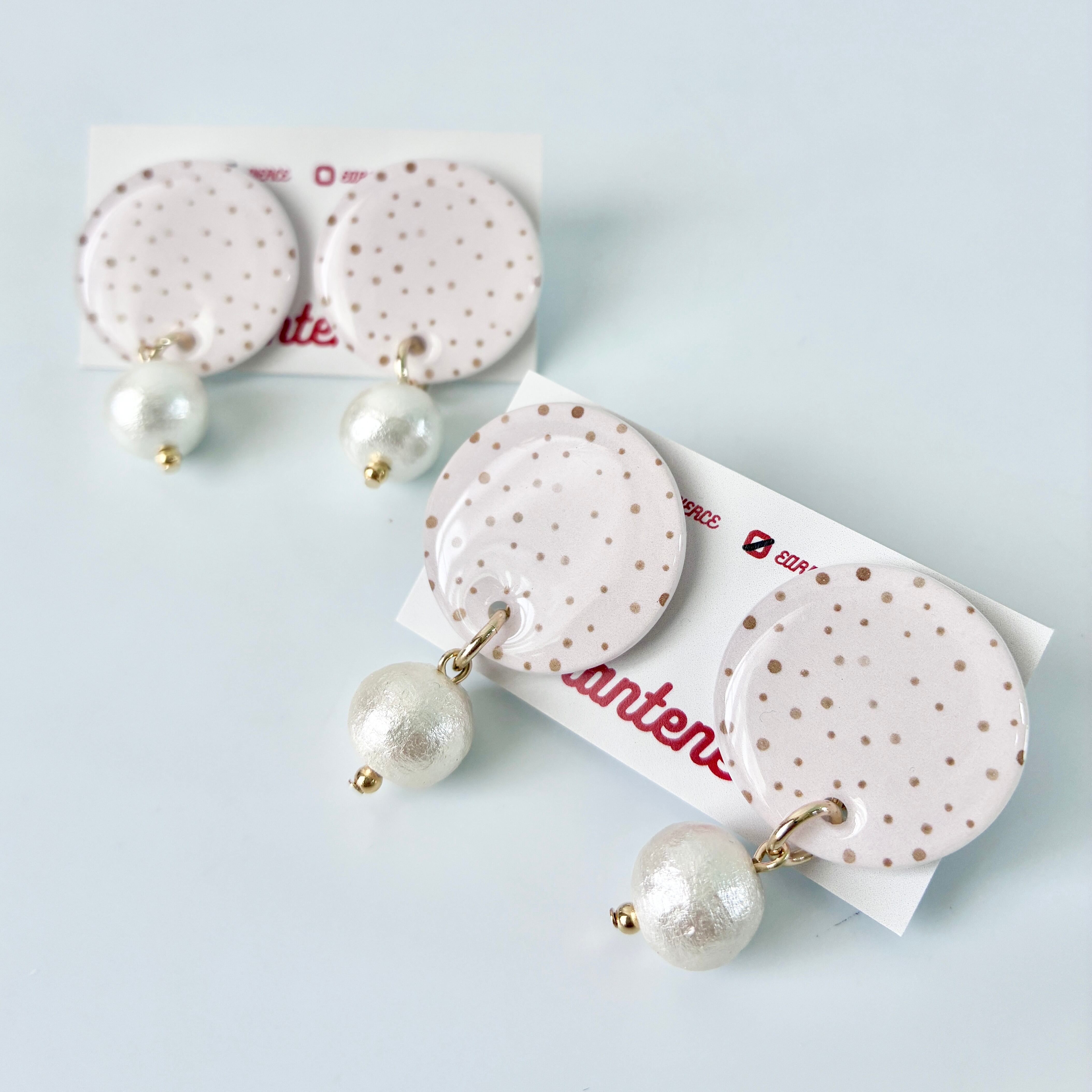 『sparkling×コットンパール』ピアス/イヤリング