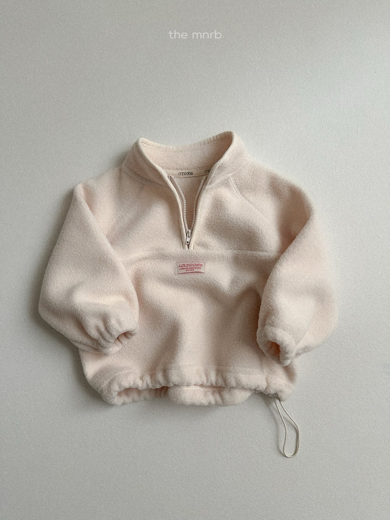 【即納】King’s fleece semi-zip-up / minirobe