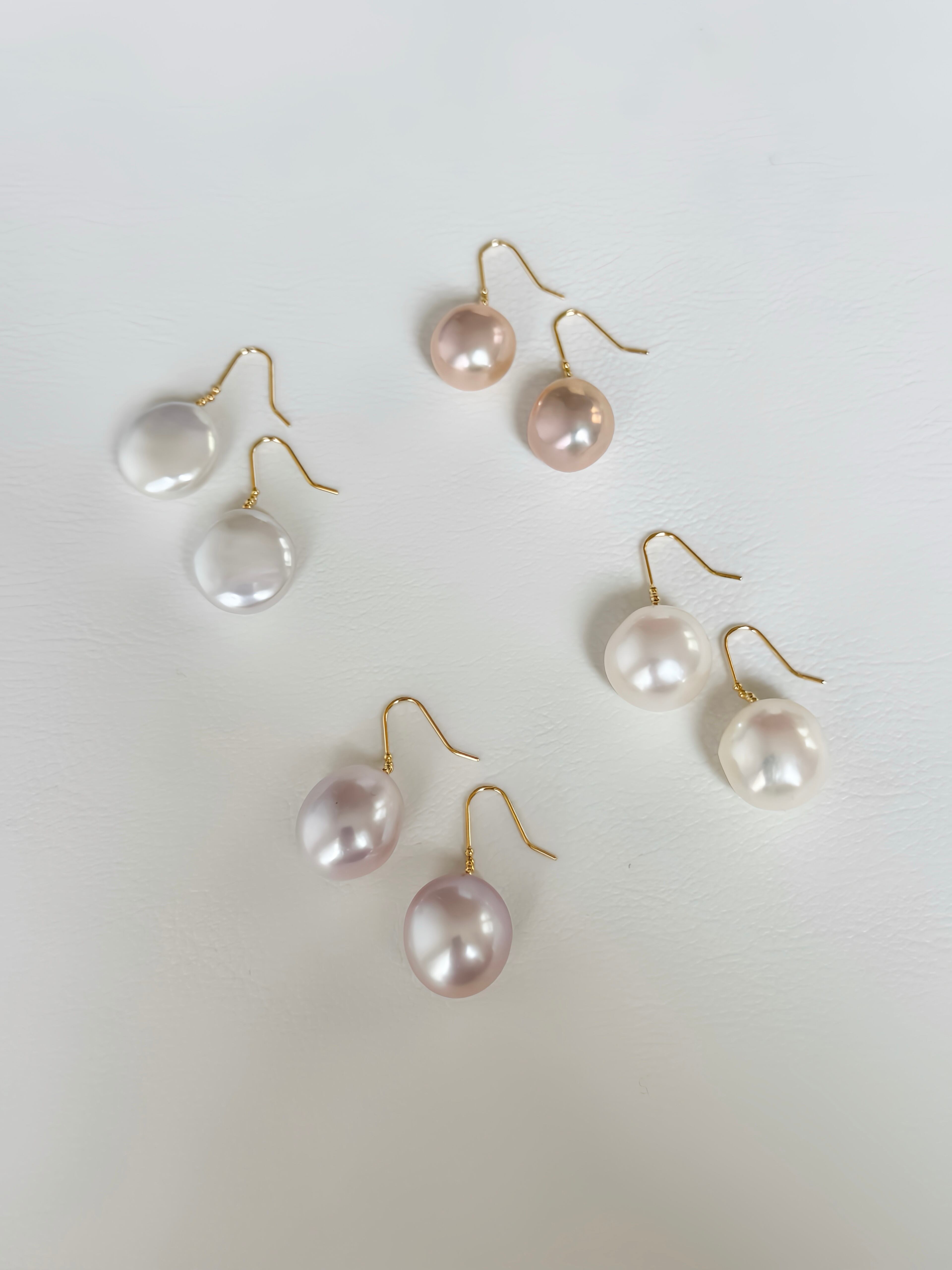 アクセサリー pop pearl earrings 18k pop pearl earrings 18k baroque | elem
