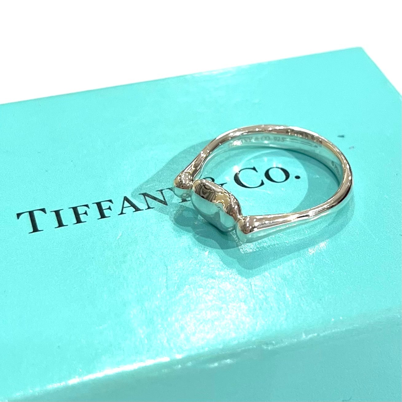 希少サイズ【TIFFANY&CO.】2104 エルサ・ペレッティ ビーン リング