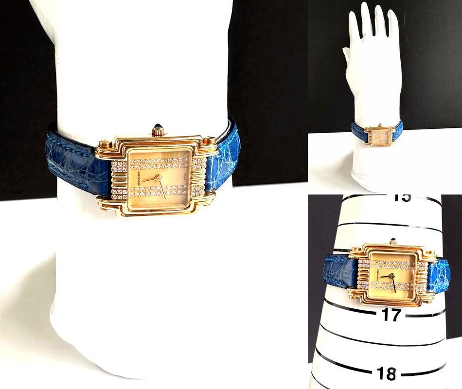 BOUCHERON ブシュロン リフレ ウォッチ K18 YG 金無垢 68P BOUCHERON ブシュロン リフレ ウォッチ K18 YG 金無垢 68P