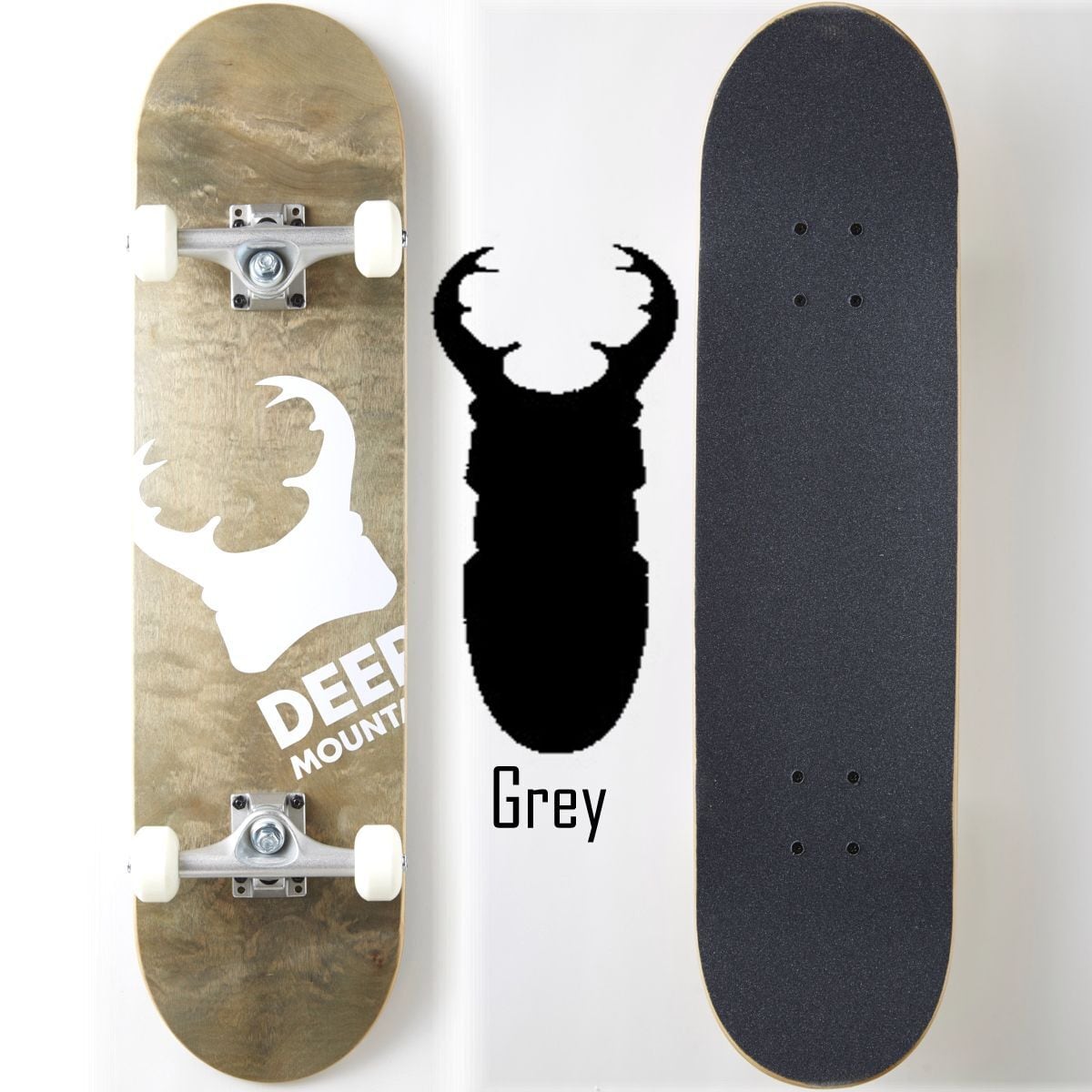 DEEP MOUNTAIN ディープマウンテイン MIYAMA Head Logo スケボー