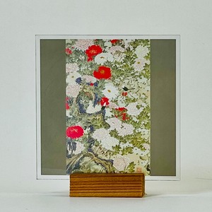 伊藤若冲　牡丹小禽図 / Small Bird and Peonies