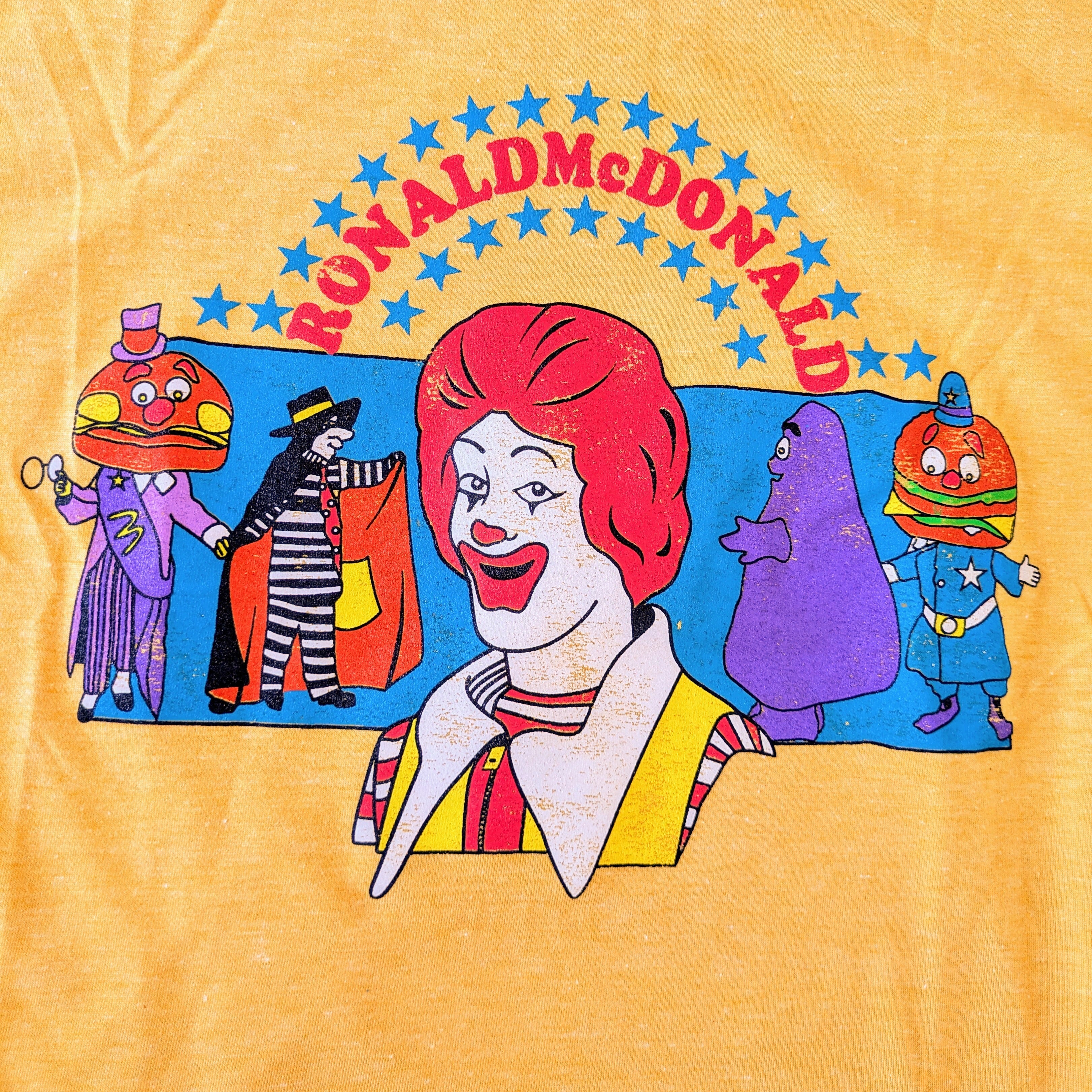 ♧再入荷！【ドナルド・マクドナルド （Ronald McDonald）】Tシャツ〚アメリカン雑貨 アメトイ〛