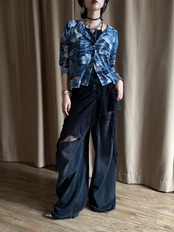 watercolor abstract stretch shirt-5299-7