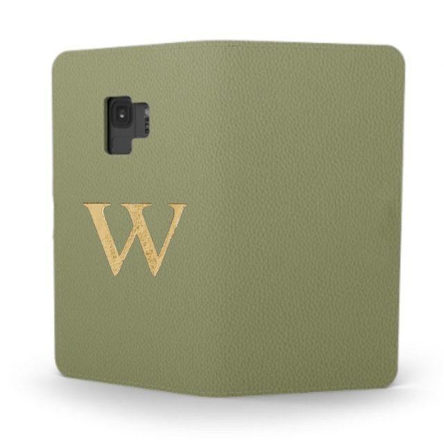 Galaxy Premium Smooth Leather Case (Green Tea) : Book Cover