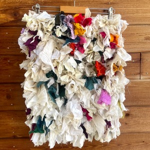 yao "India Bushy Rug M Whitish" 39cm×55cm ラグ②