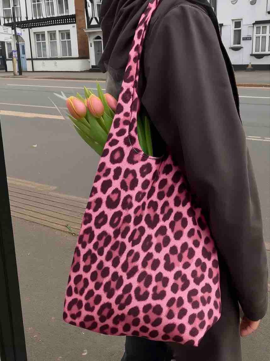 【即納】ヴィンテージ レオパード ヒョウ柄 リネン生地　25FW