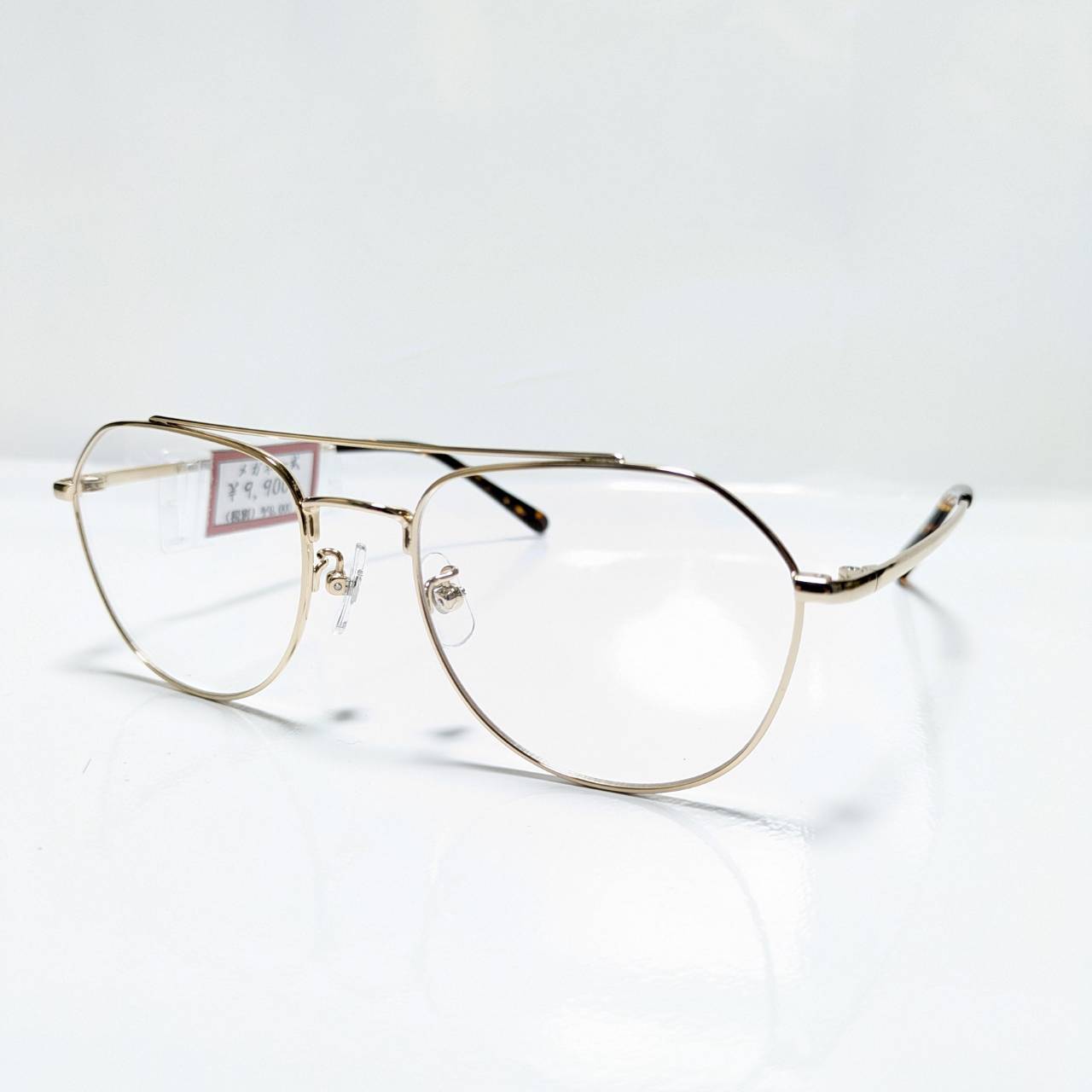 【ツーブリッジ】クラウンパントメタルフレーム ゴールド