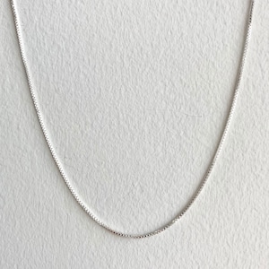 【SV1-29】16inch silver chain necklace