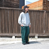 KUON / GANKO別注 Sashiko Sweatshirt style1
