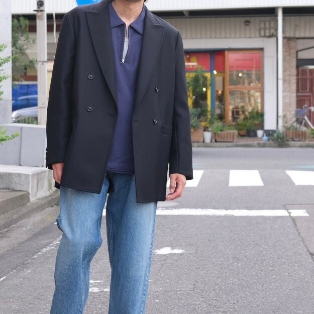 ULTERIOR” SUPER FINE LIGHT MELTON DB JKT” | Lapel online store