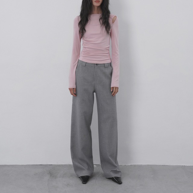 cutout gathered top　J00509