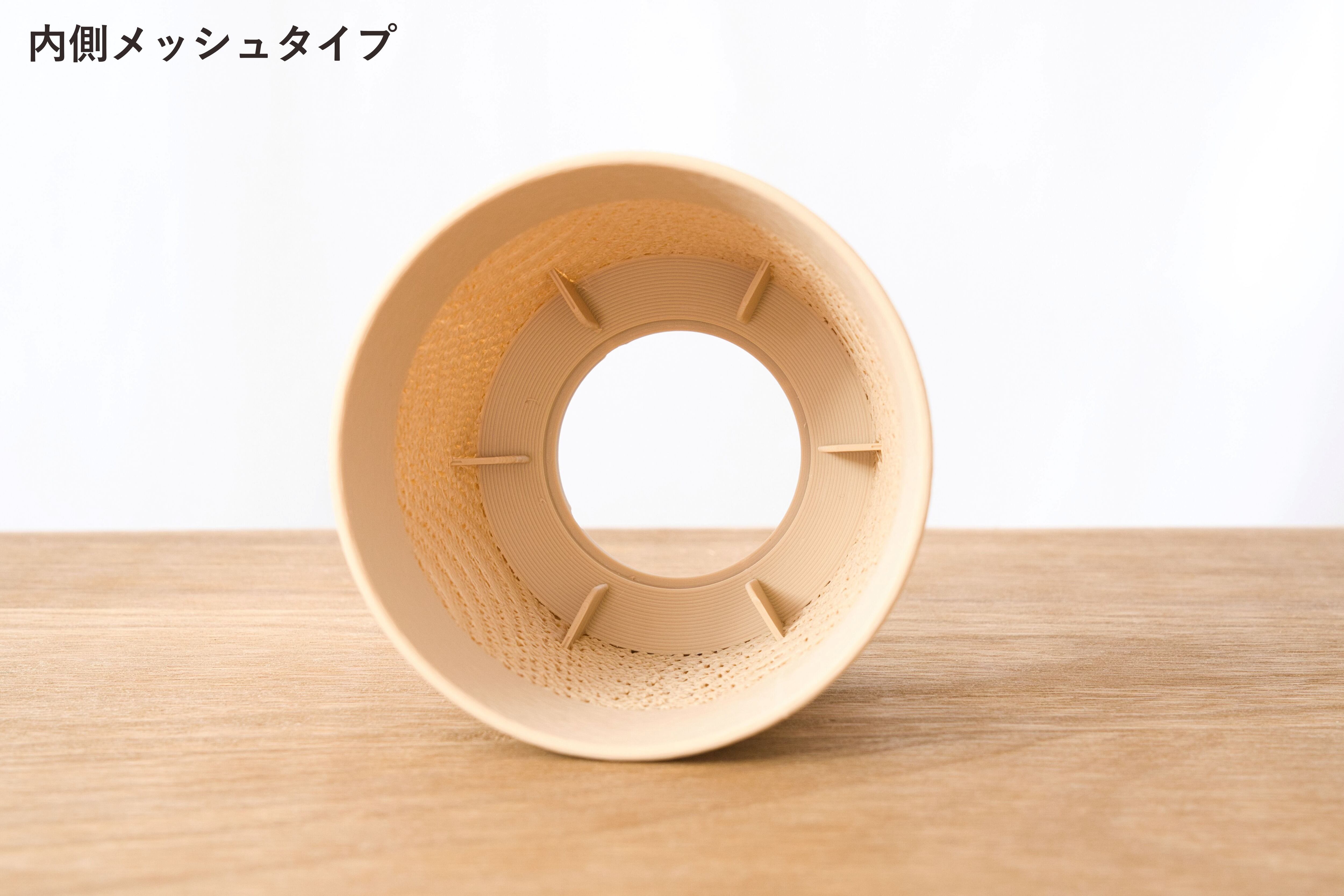 どっしり鉢(3号サイズ)｜ベージュ | みどりのグリーンSHOP