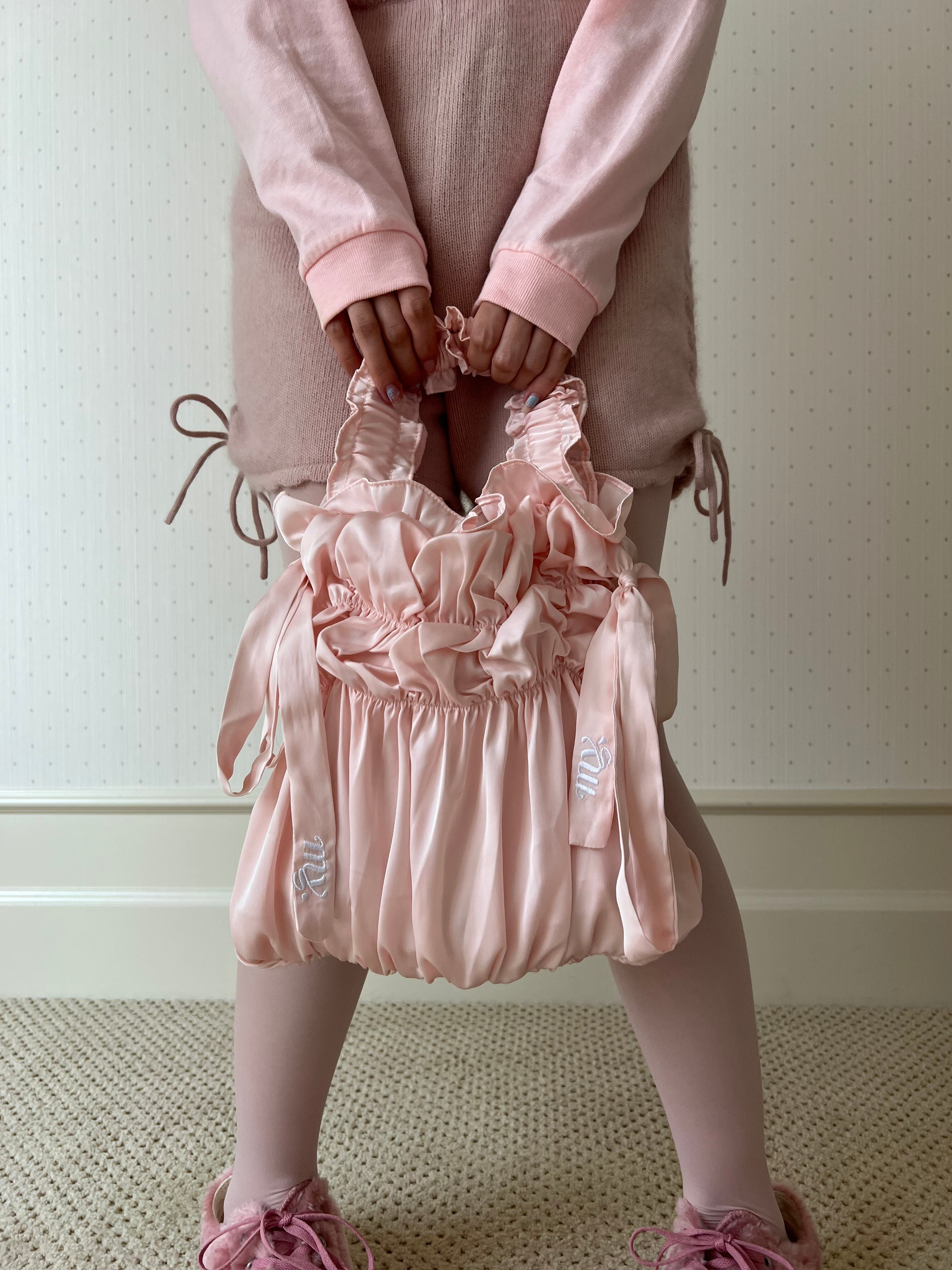 ミーヤミーヤ ''my'' whip cream bag pink