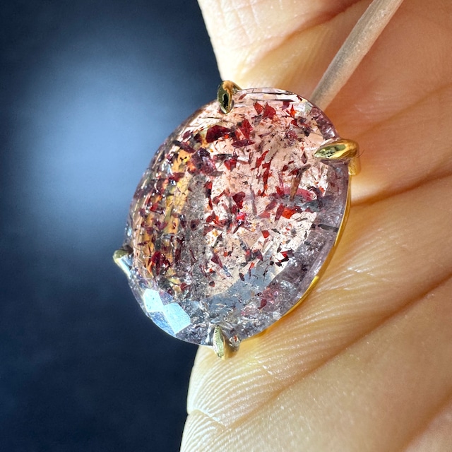 no.A17 レピドクロサイト ペンダントトップ兼ブレスチャーム