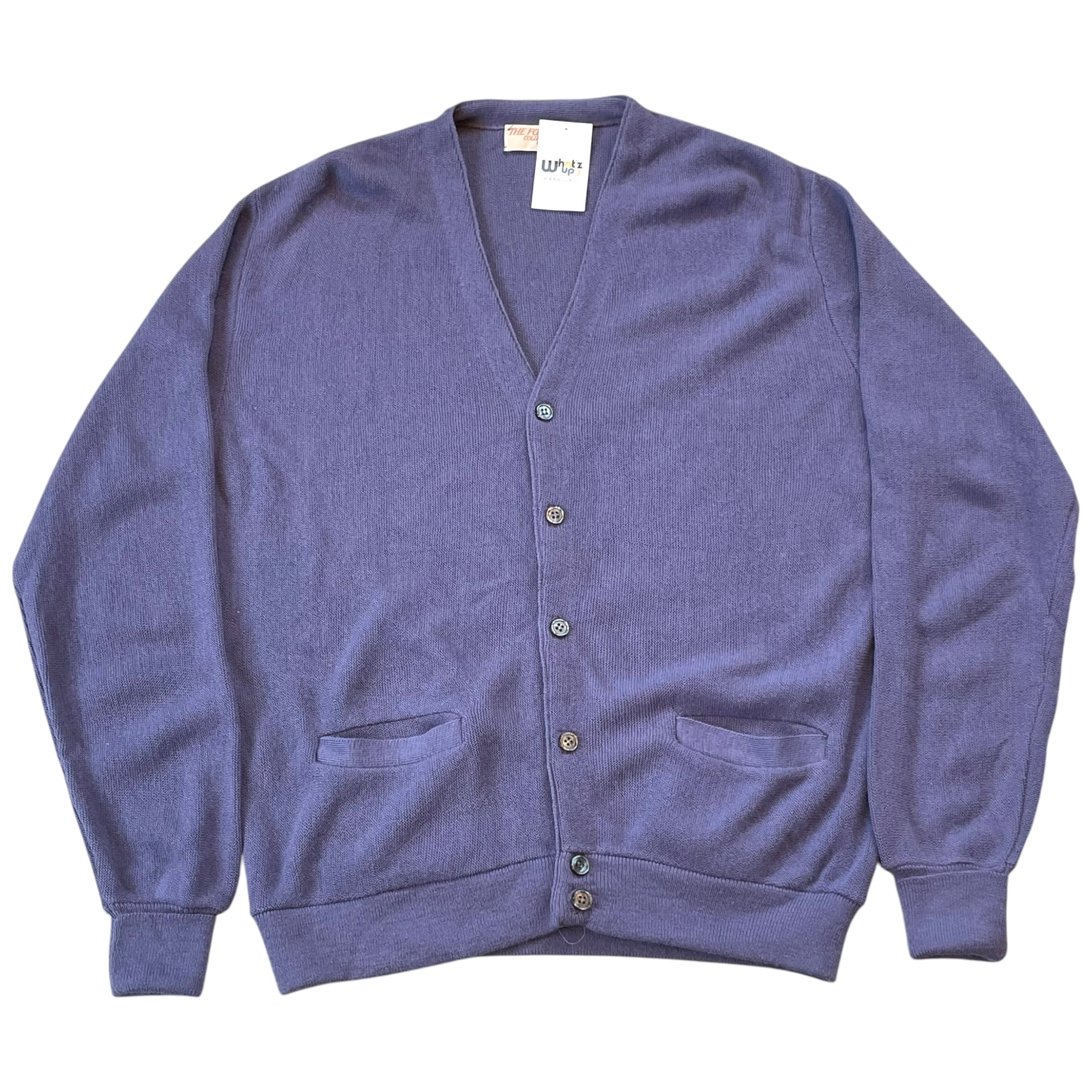 70s JC Penny THE FOX COLLECTION "Lavender" Acryl cardigan