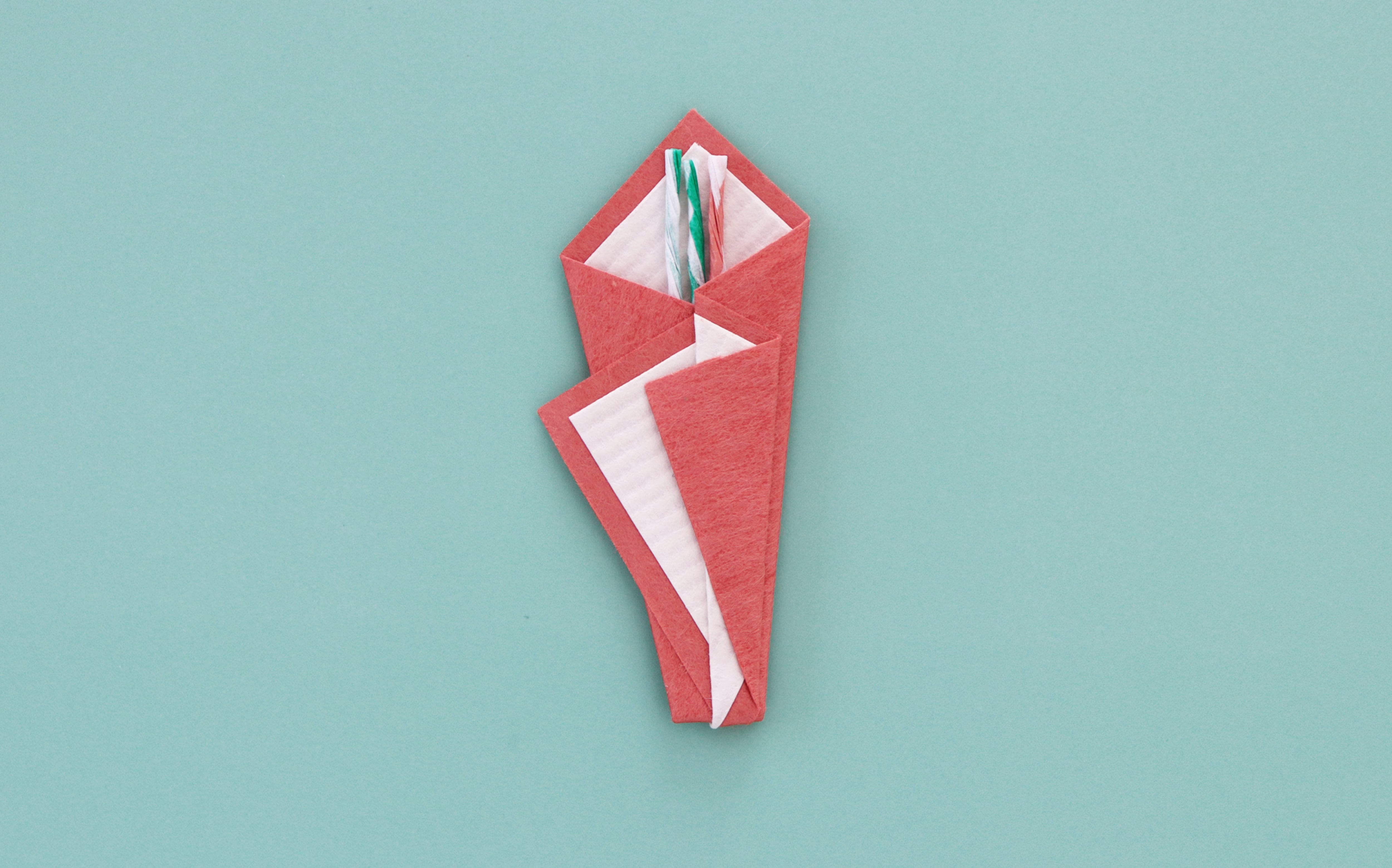 折　-和紙で折った熨斗シール- （赤系色）